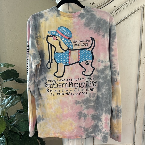 Southern Puppy Life Collection St. Thomas “No Love Like Dog Love” Shirt Large - Picture 2 of 8